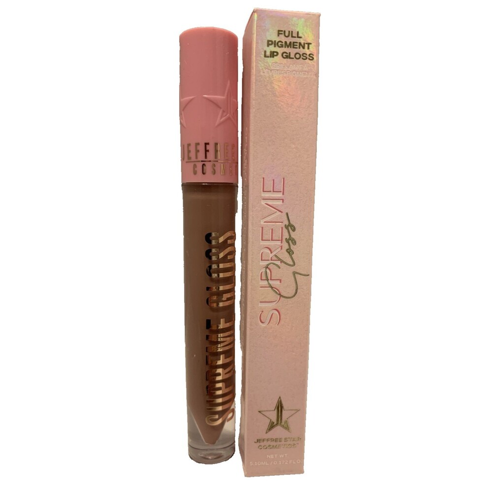Jeffree Star Supreme Lip Gloss In CELEBRITY SKIN Nude NEW In Box